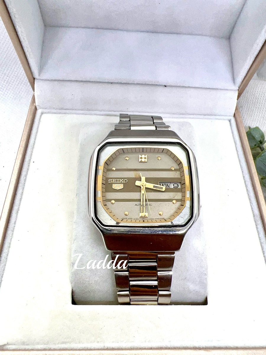 นาฬิกา ✨ Seiko 5 Automatic วินเทจทรงเหลี่ยมหายาก