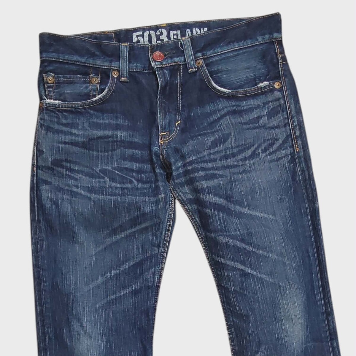 Edwin 503 FLARE Bootcut เข้มๆ แท้ made in Japan เอว 34 นิ้ว