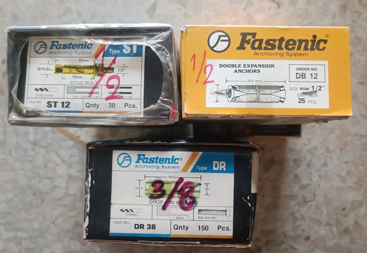 พุ้กเหล็ก  พุ้กตะกั่ว  พุ้กดรอบอินชุบทองเหลือง ( FASTENIC )