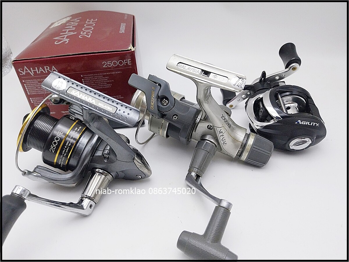 [b][q]Shimano Sahara 2500FE Malaysia รอกใช้งานไม่มาก มีรอยบ้าง ใช้งานปกติ 

กล่องอุปกรณ์ครบ  ราคา 