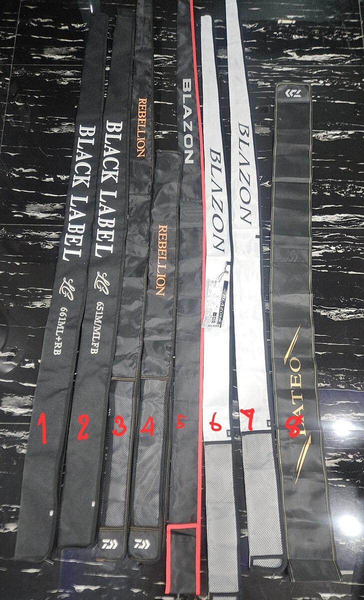 1 bl6.6f=300
2 bl6.5f=300
3 6.8f=220
4 ใส่คัน2ท่อน3.11=220
5.7f=220
6 7f=220
7 7f=220
8 4.1f=