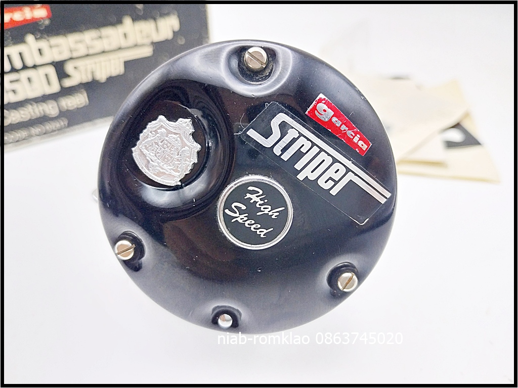 [b][q]Abu 5500 Striper Built by ปี1981 แกนตาย ระบบเฟืองติ๊ก   มีรอยบ้างยัง สติ๊กเกอร์อยู่ครบ ใช้งานป