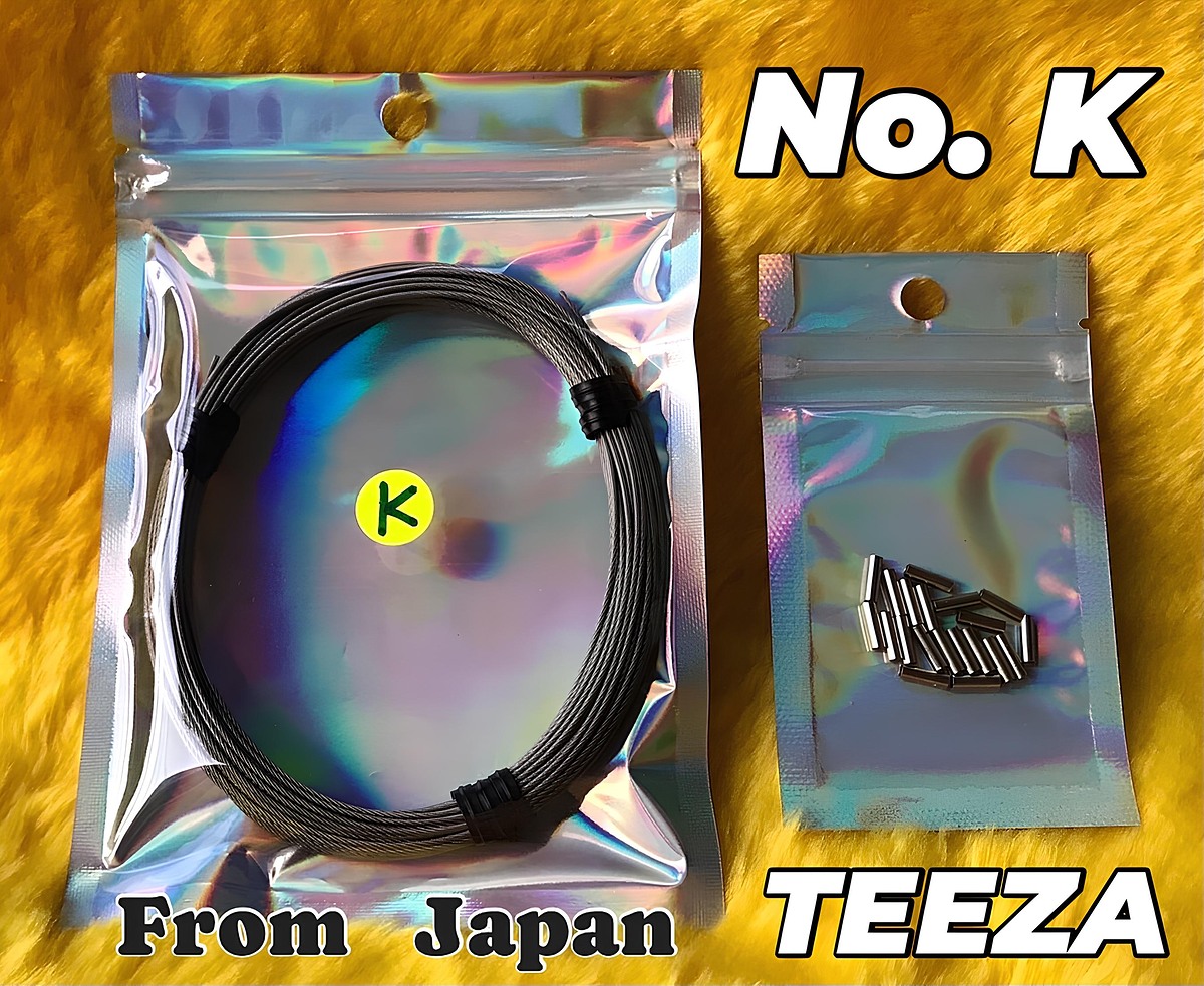 สายสลิงตกปลา  สแตนเลส  NO. K  From  Japan  คุณภาพดีมากๆ แนะนำให้ใช้เลยครับ !