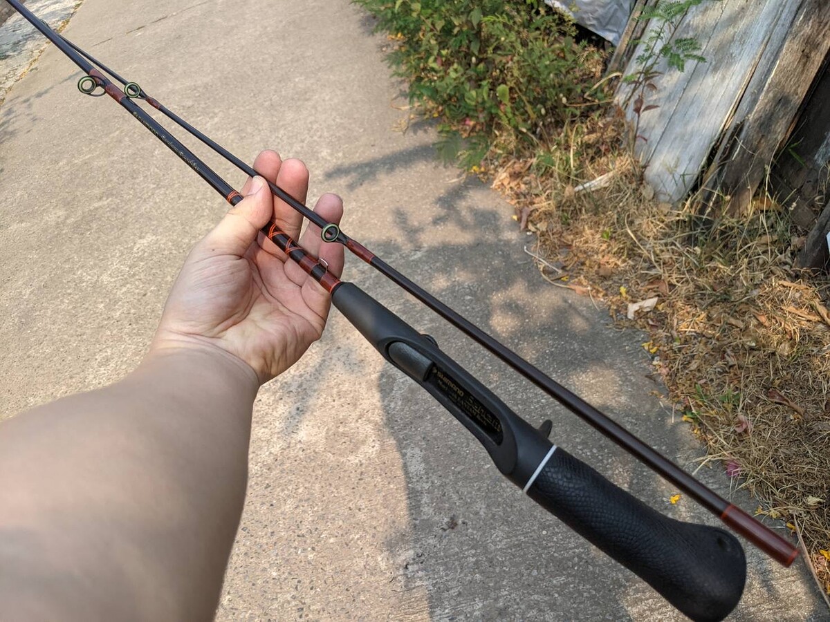 คันเบส 2 ท่อน Shimano Bantam Graphite 602-LB