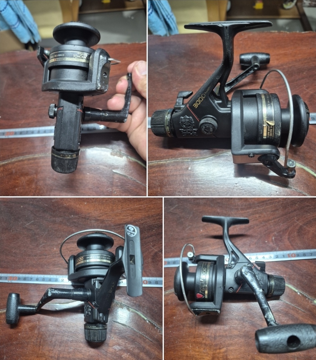 Shimano titanos tomorrow GT-R 3000 งานเกาหลี รอกสปิ้น เบรคท้าย วัสดุคาร์บอนเป็นรอกมือสองสภาพใช้งานได