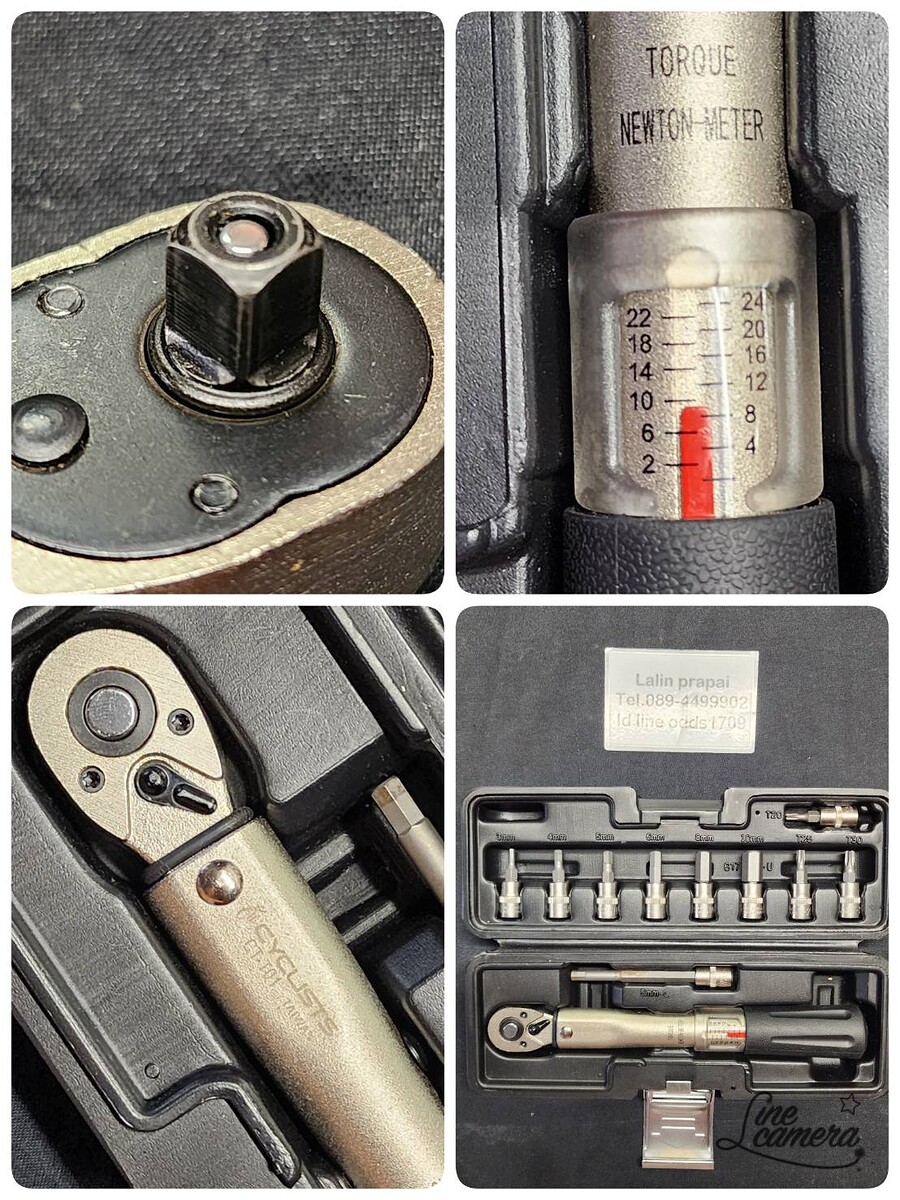 CYCLISTS TORQUE WRENCH 1/4 2 หุน 
