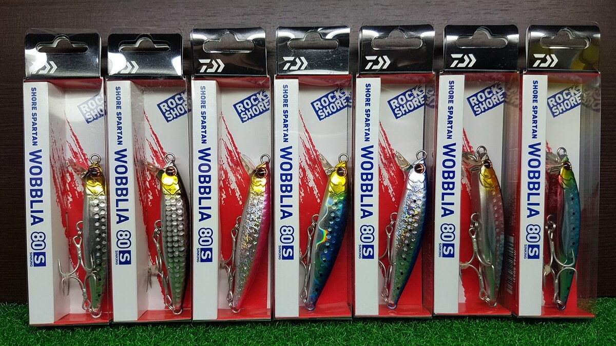 A3. Daiwa Shore Spartan Wobblia 80S, 25 g Sinking คัดสี มือกะพง สาก ครับ

# ราคาตัวละ 325 บาท #
