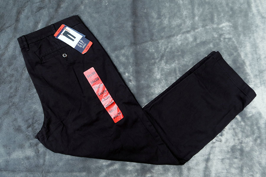 GAP Stright Fit /w.34/36 กางเกงขายาวทรงกระบอกสวยใหม่แท้ ราคารวมส่ง Flash