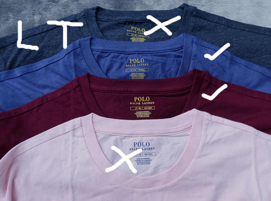 Polo Ralph Lauren /LT/XLT เสื้อยืดคอกลม 4 สีสวยใหม่แท้ ราคารวมส่ง Flash