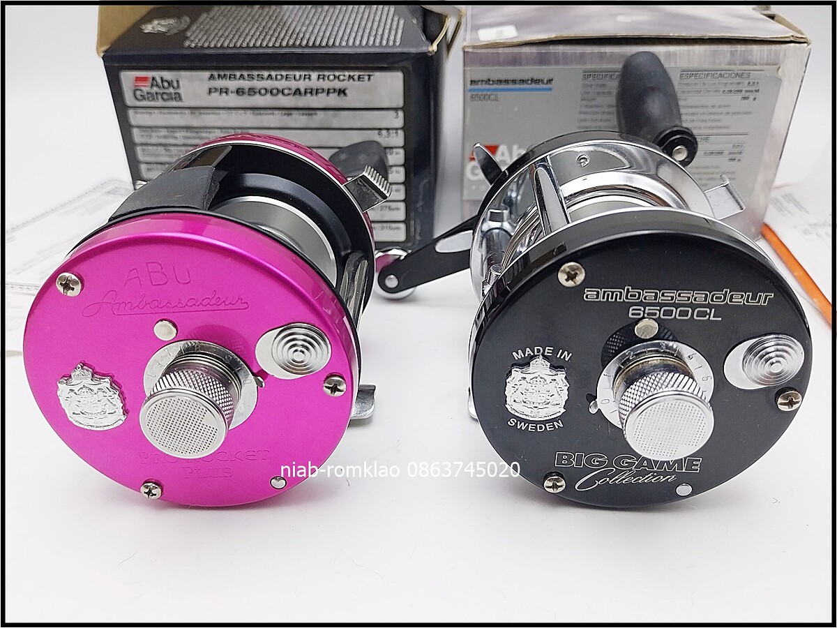 [b][q]Abu 6500CS Carp Pink  ปี2021 สเปคUS ของใหม่ มือ1 หายากมากแล้ว  ราคา 8500 ส่งฟรีems  ติดจอง
[/