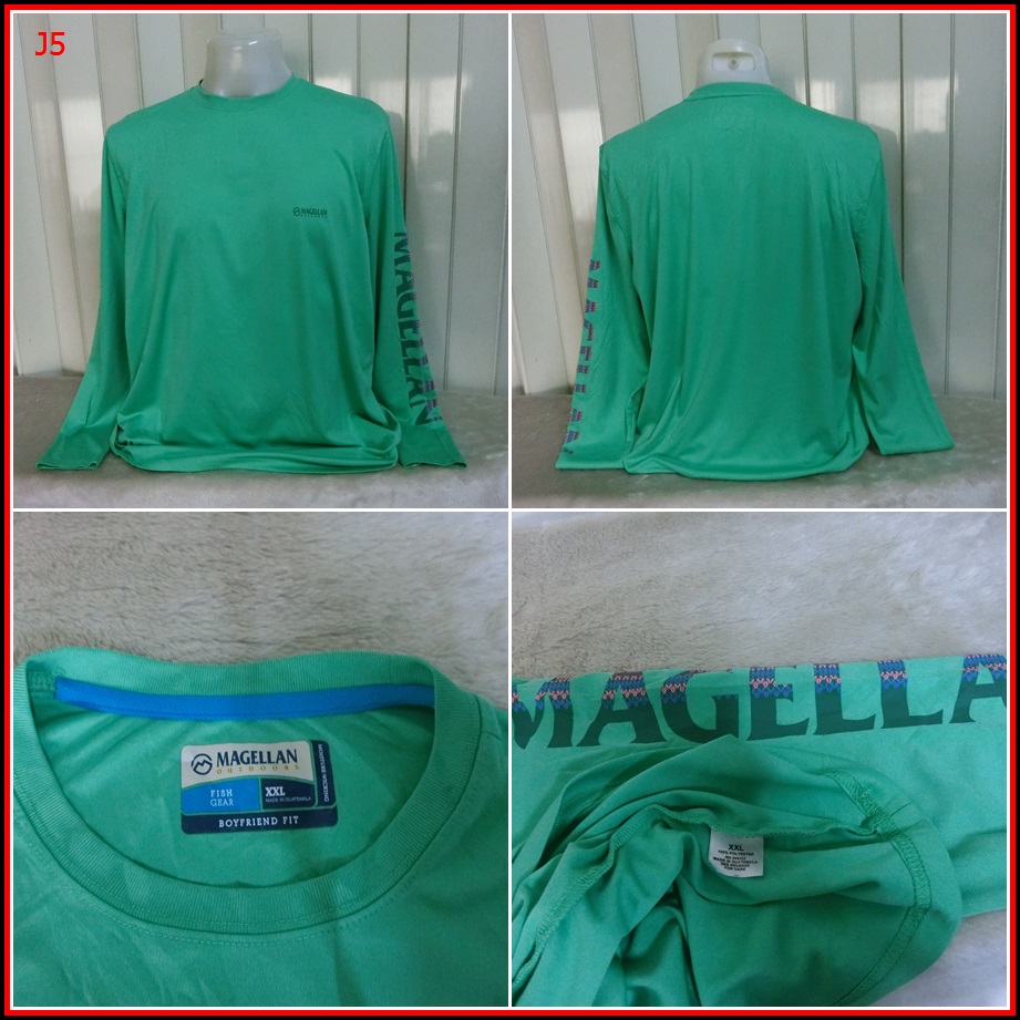J5. เสื้อตกปลา MAGELLAN  ใส่ออกทริปกลางแจ้งตกปลา ชนิดเนื้อผ้าบาง ชนิดผ้าแห้งไว  Size 2XL อก 50  นิ้ว