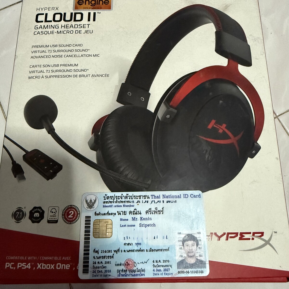 หูฟังGaming HyperX Cloud ll
