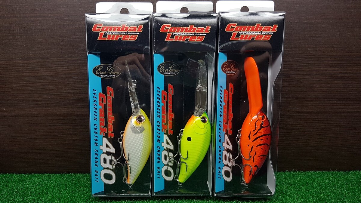 A2. Evergreen Combat Crank 480, 26 g Floating ดำลึก 4.8 เมตร คัดสีเทพ มือชะโด ครับ

# ราคาตัวละ 72