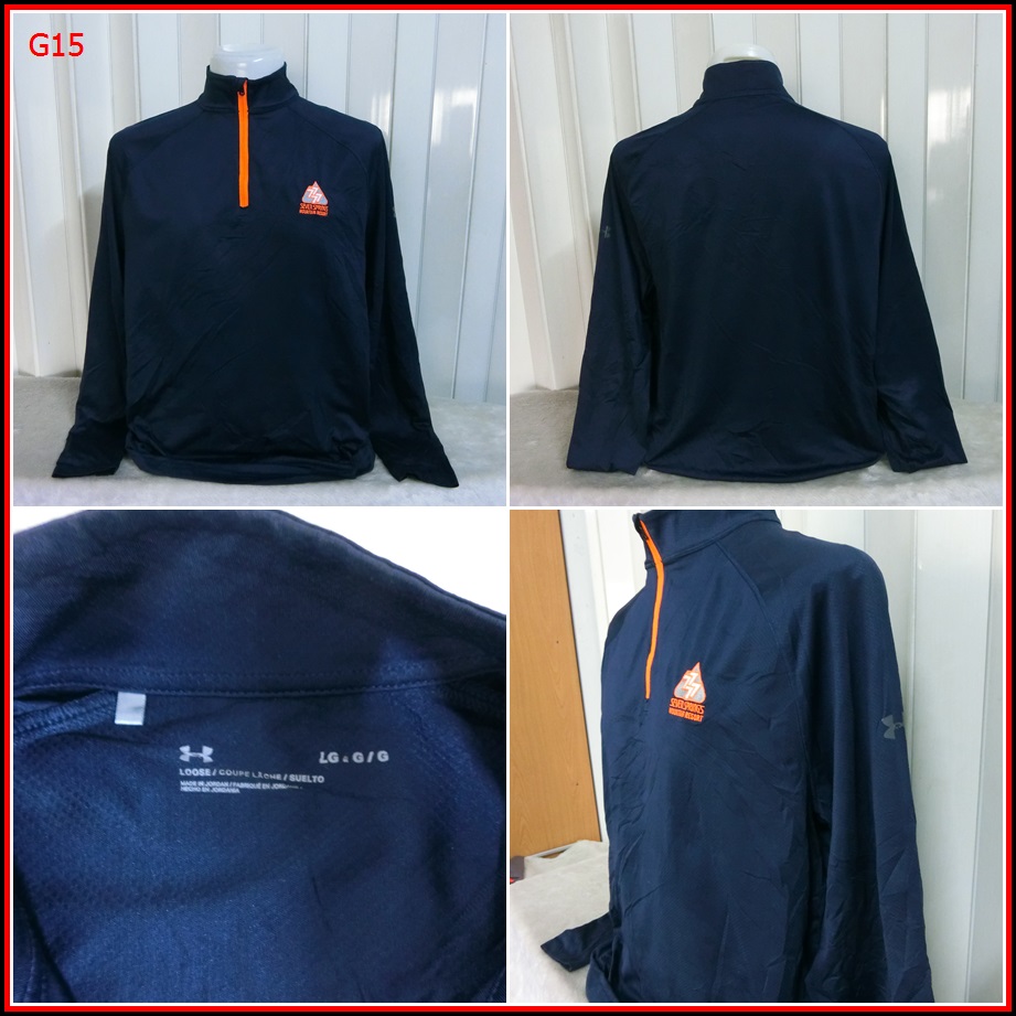 G15.UNDER ARMOUR  เสื้อใส่ออกทริปกลางแจ้ง  เดินป่าแคมปิ้ง เนื้อผ้าบางกันร้อน ชนิดเนื้อผ้าแห้งไว    S