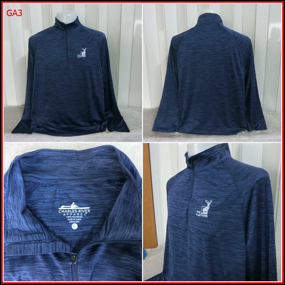 GA3. CHARLES RIVER APPAREL  เสื้อใส่ออกทริปกลางแจ้งตกปลาชนิดเนื้อผ้าบางบางลื่น ชนิดผ้าแห้งไว    Size