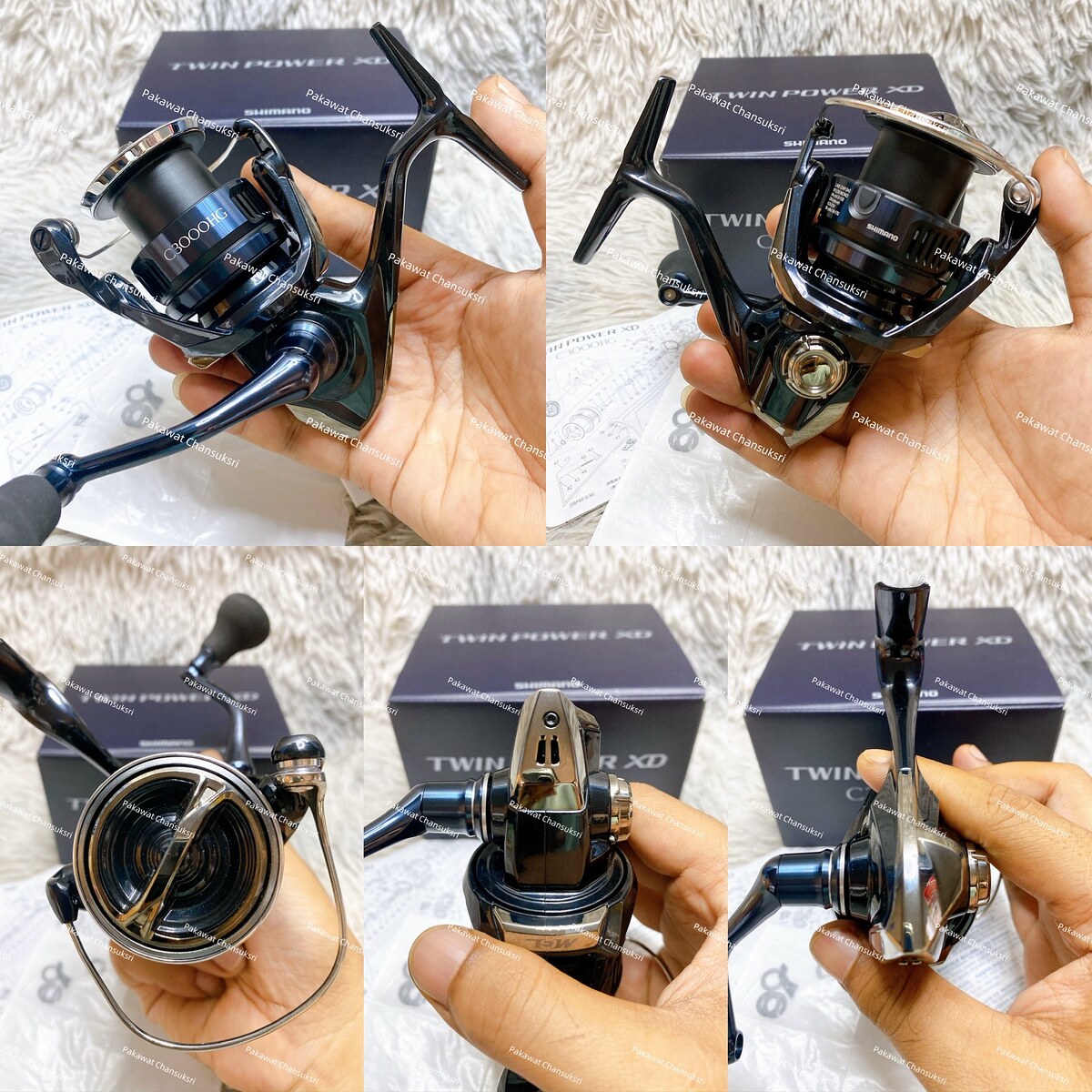 Shimano 25’ Twinpower XD C3000HG
รอกสภาพสวยมากเกือบใหม่ มีรอยขนแมวจางๆที่ตรงกาดนิดเดียว นอกนั้นสวยใ