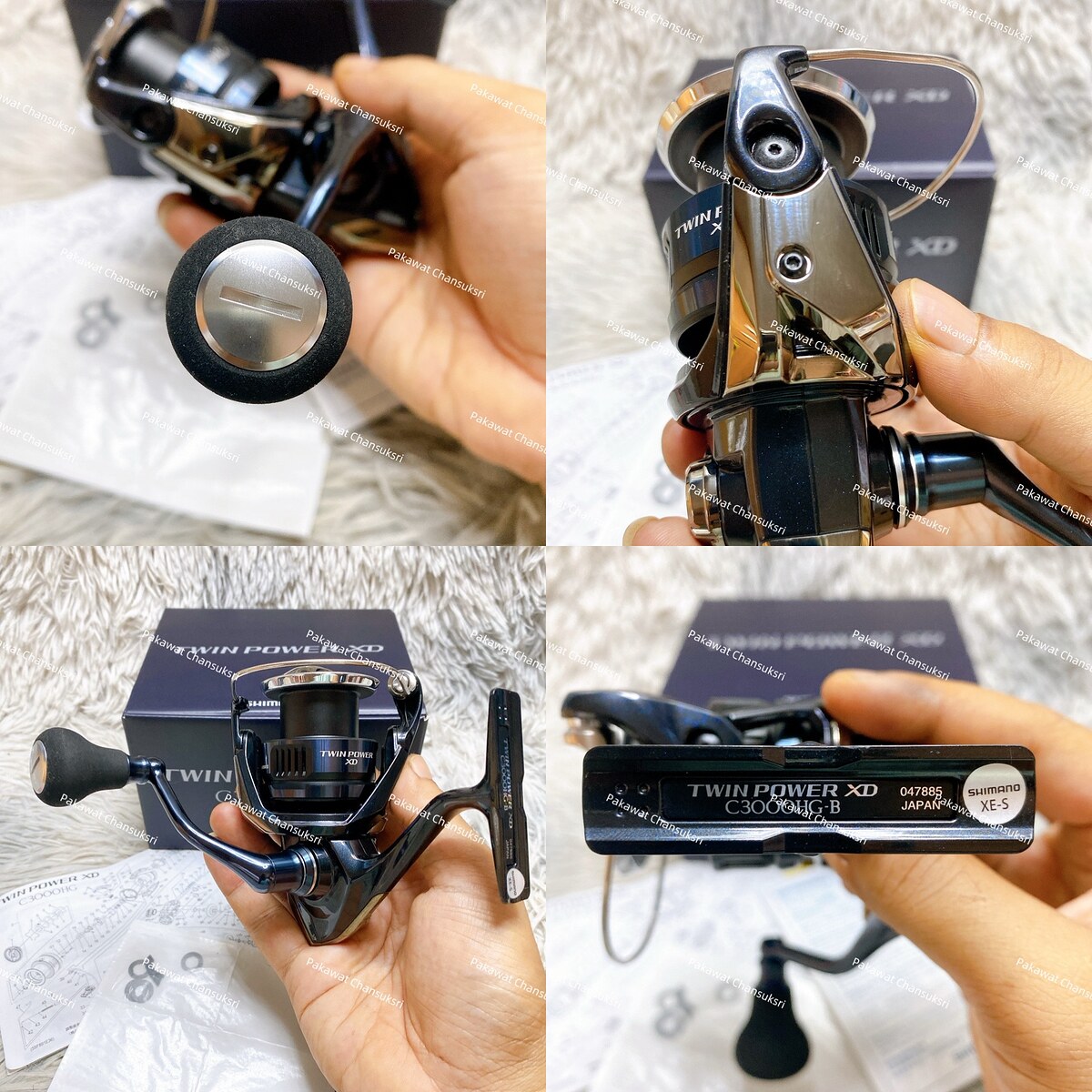 Shimano 25’ Twinpower XD C3000HG
รอกสภาพสวยมากเกือบใหม่ มีรอยขนแมวจางๆที่ตรงกาดนิดเดียว นอกนั้นสวยใ