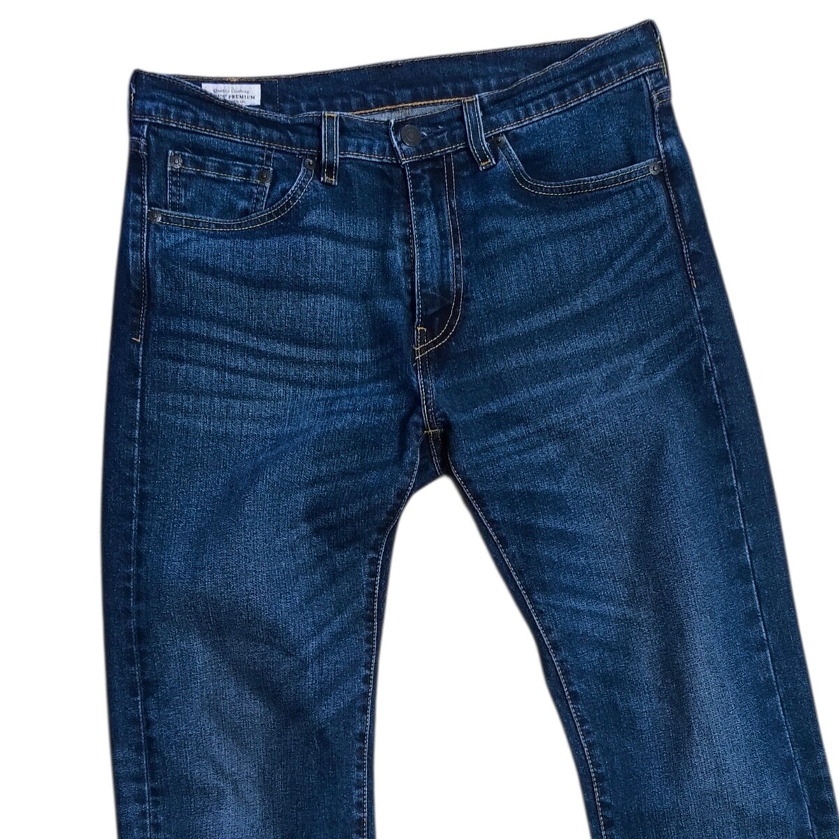 Levi's รุ่น 505 BIG E ทรงกระบอกตรงสีน้ำเงินเข้ม เอว 32 นิ้ว