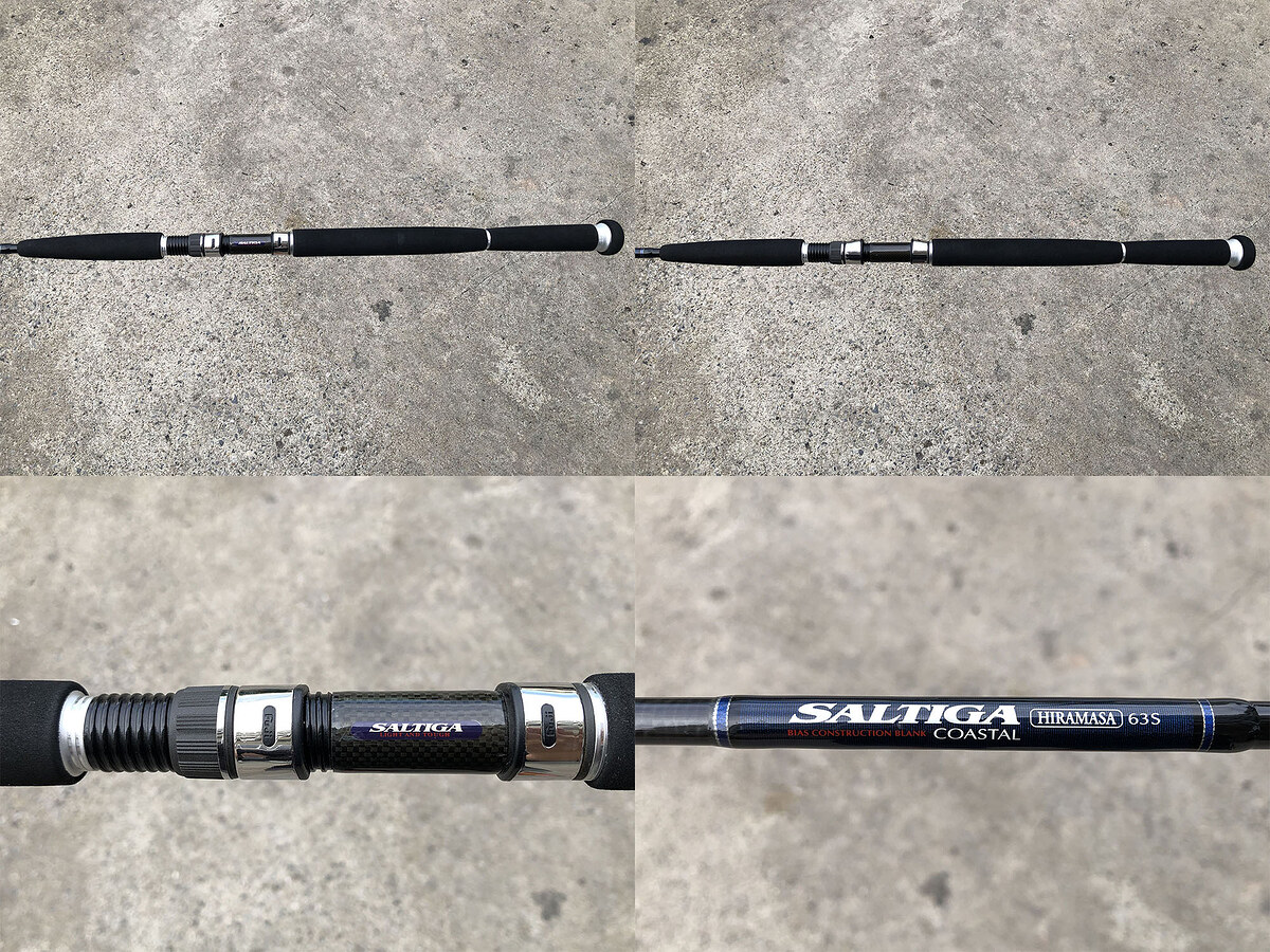 Daiwa Saltiga HIRAMASA 63S คัน 2 ท่อนต่อโคนยาว 6'3" Jig Wt: 90-210g 