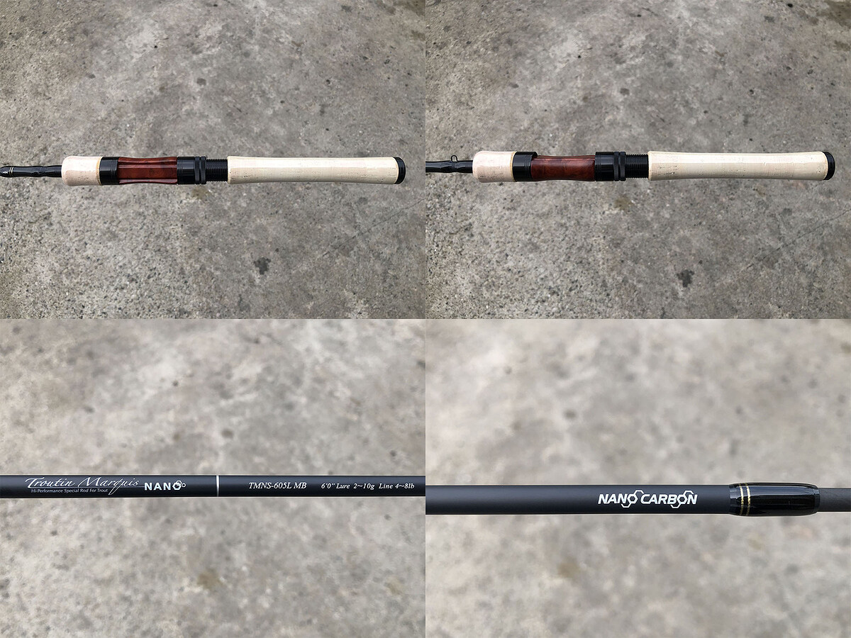 Abu Troutin Marquis NANO TMNS-605L MB คัน 5 ท่อนยาว 6 ฟุต เวท 4-8lb คันสวยใหม่มากๆ แทบไม่มีรอยใช้งาน