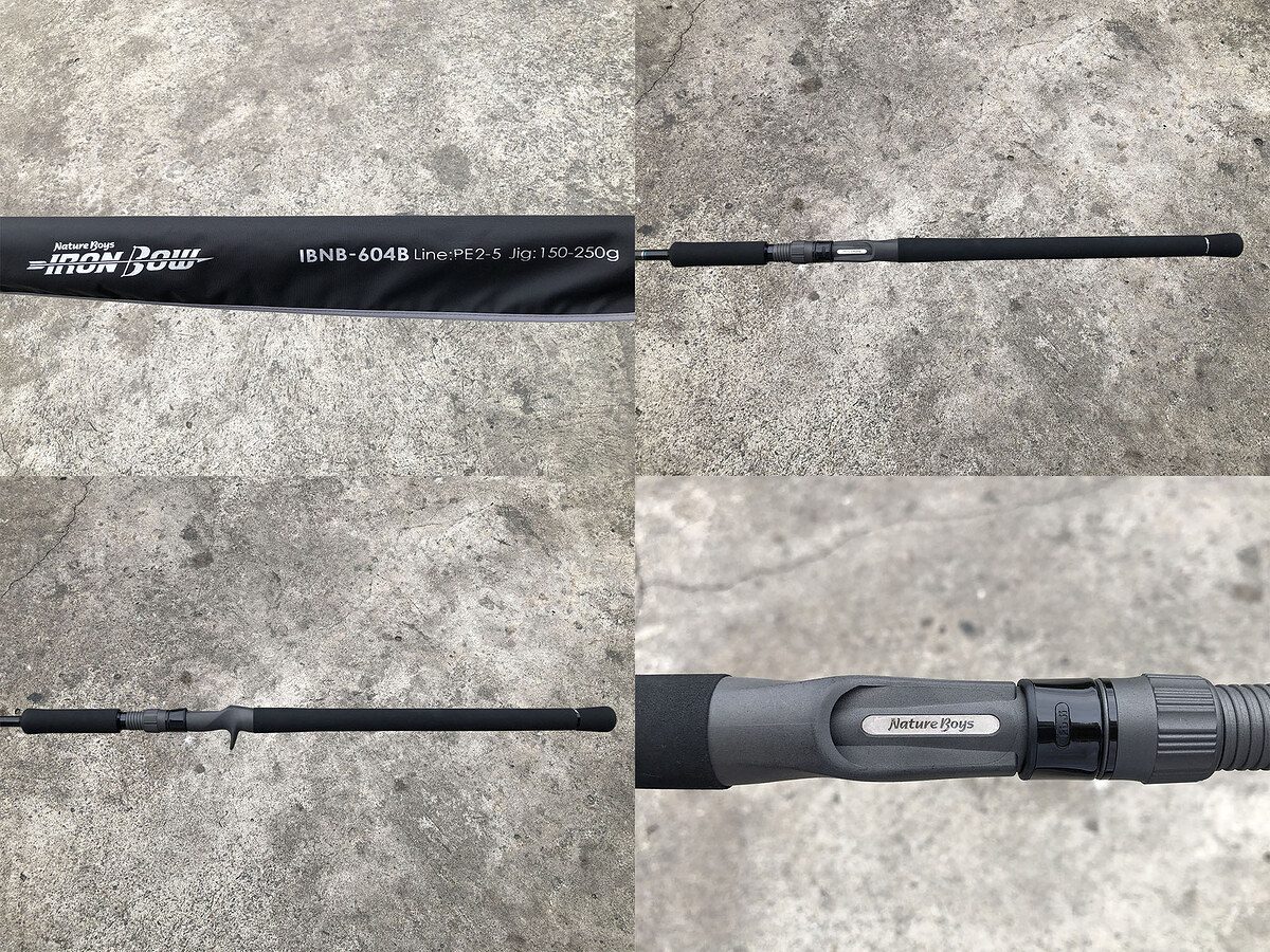 Nature Boys IRON BOW IBNB-604B คัน 1 ท่อนยาว 6 ฟุต Line Wt: PE2.5 Jig Wt: 150-250g คันสวยใหม่มาก ริ้