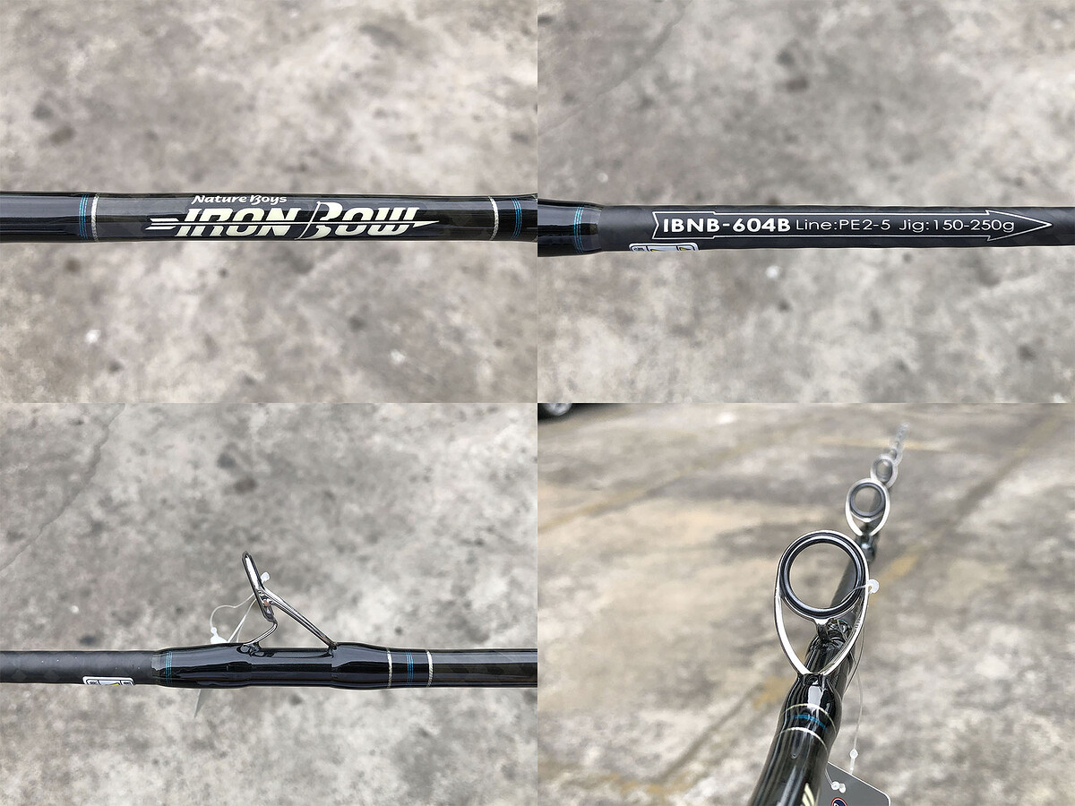 Nature Boys IRON BOW IBNB-604B คัน 1 ท่อนยาว 6 ฟุต Line Wt: PE2.5 Jig Wt: 150-250g คันสวยใหม่มาก ริ้