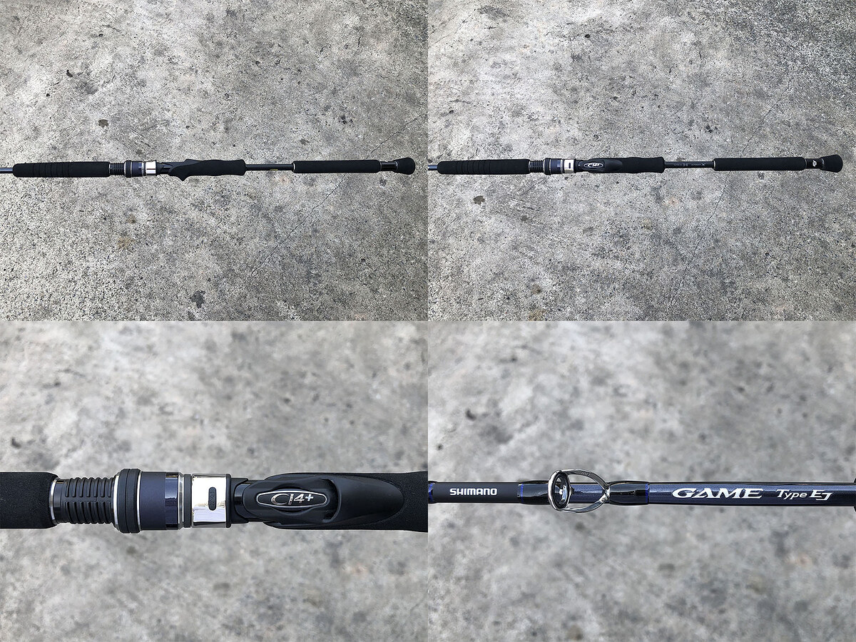 Shimano GAME Type EJ B60-5 คัน 2 ท่อนต่อโคนยาว 6 ฟุต Jig Wt: 3