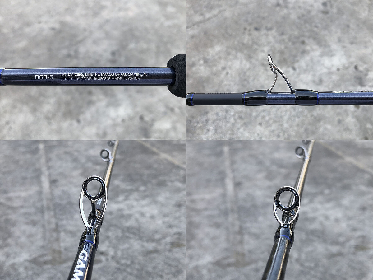 Shimano GAME Type EJ B60-5 คัน 2 ท่อนต่อโคนยาว 6 ฟุต Jig Wt: 3