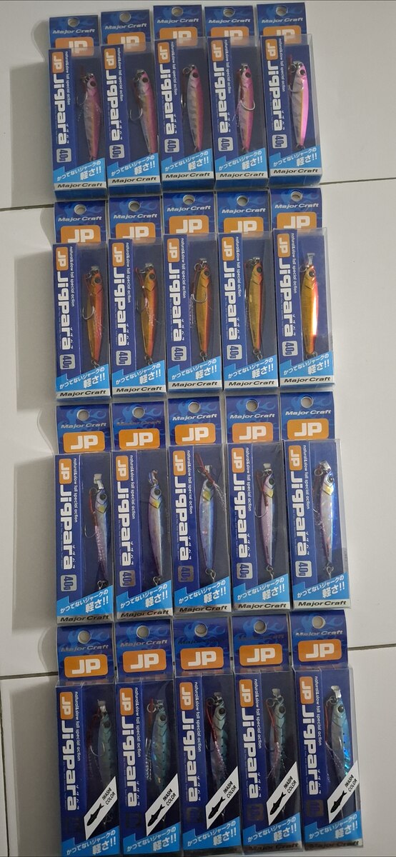 เหยื่อจิ๊กmajor craft jigpara 40กรัมถูกมากๆครับ