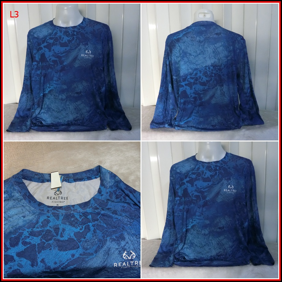 L3.เสื้อตกปลา REALTREE FISHING  เสื้อใส่ออกทริปก