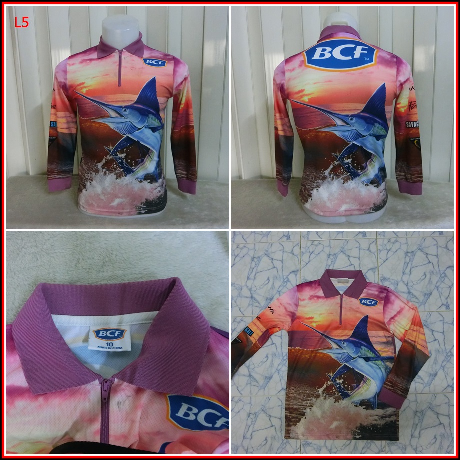 L5. เสื้อตกปลา  BFC ใส่ออกทริปกลางแจ้งตก
