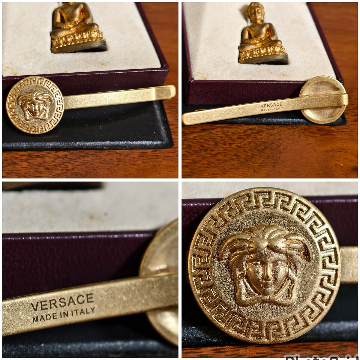 4  แหนบโบราณ   versace  made in italy    150 ส่ง 50

สภาพสวย