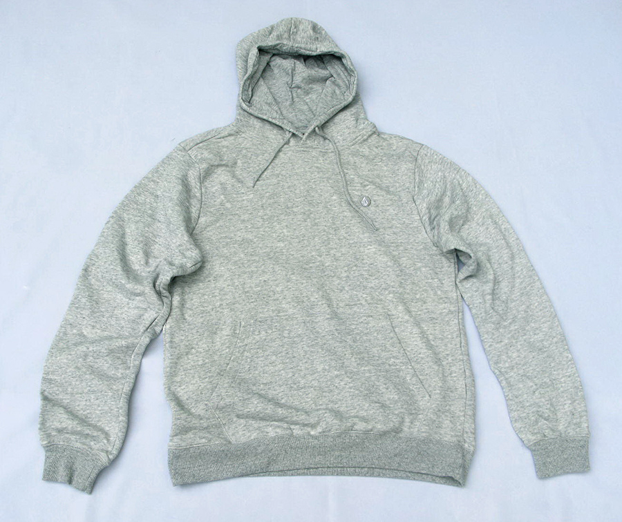 VOLCOM /(46) เสื้อคลุมมีฮูดสีเทาสวยใหม่แท้ ราคารวมส่ง Flash