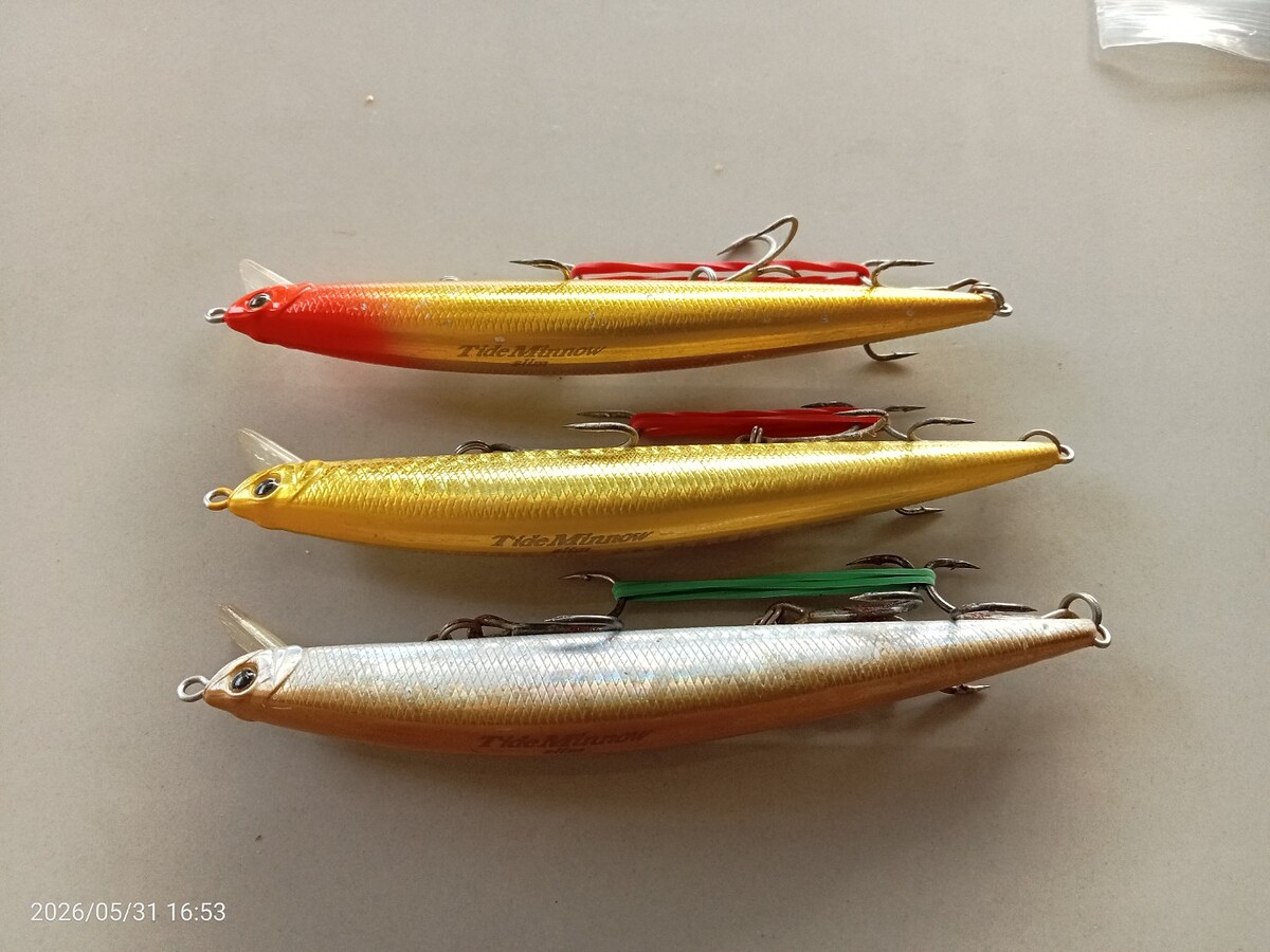 Tide minnow slim 120  เหลือตัวกลาง,ล่าง  500