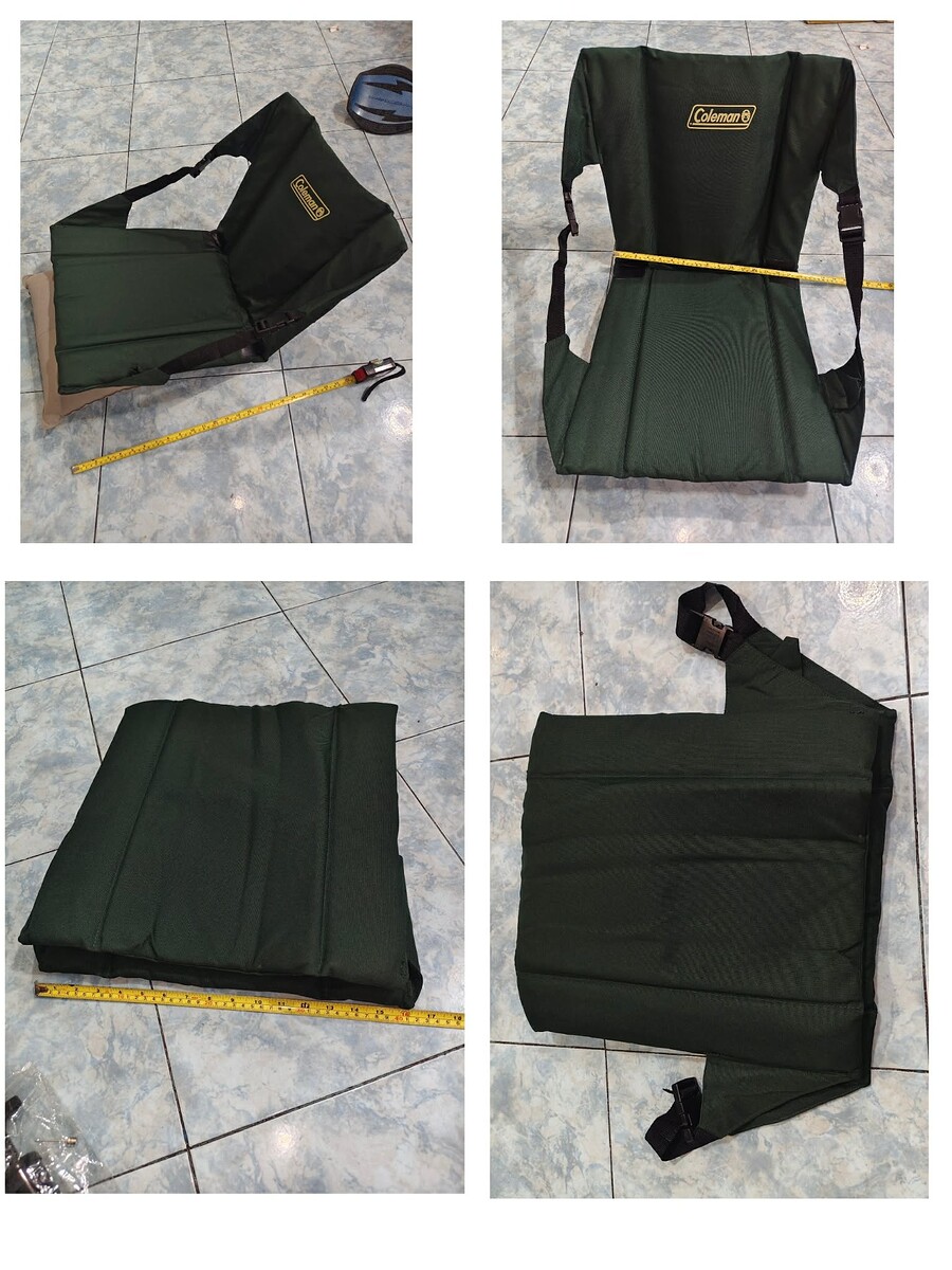 เบาะรองนั่ง พับได้ของ Coleman Compact Ground Chair (สีเขียวมะกอก)