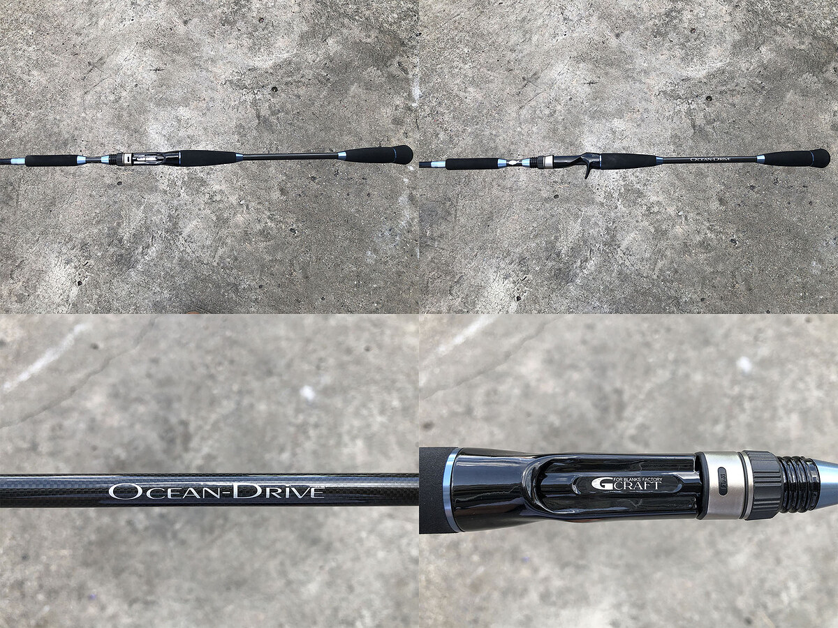 G-Craft OCEAN DRIVE RSB-682GJ-ML คัน 2 ท่อนต่อโคนยาว 6'8" Lure Wt: 80g (Best Wt:60g) , line Max: PE1
