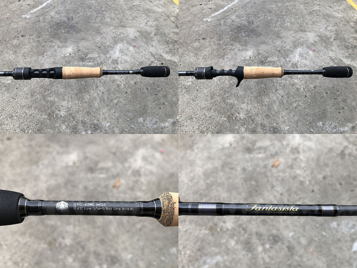 Abu Fantasista FC-65ML MGS คัน 1 ท่อนยาว 6'5" เวท 5-16lb แบลงค์คันสวยริ้วรอยน้อยมาก ไกด์ Fuji Titani