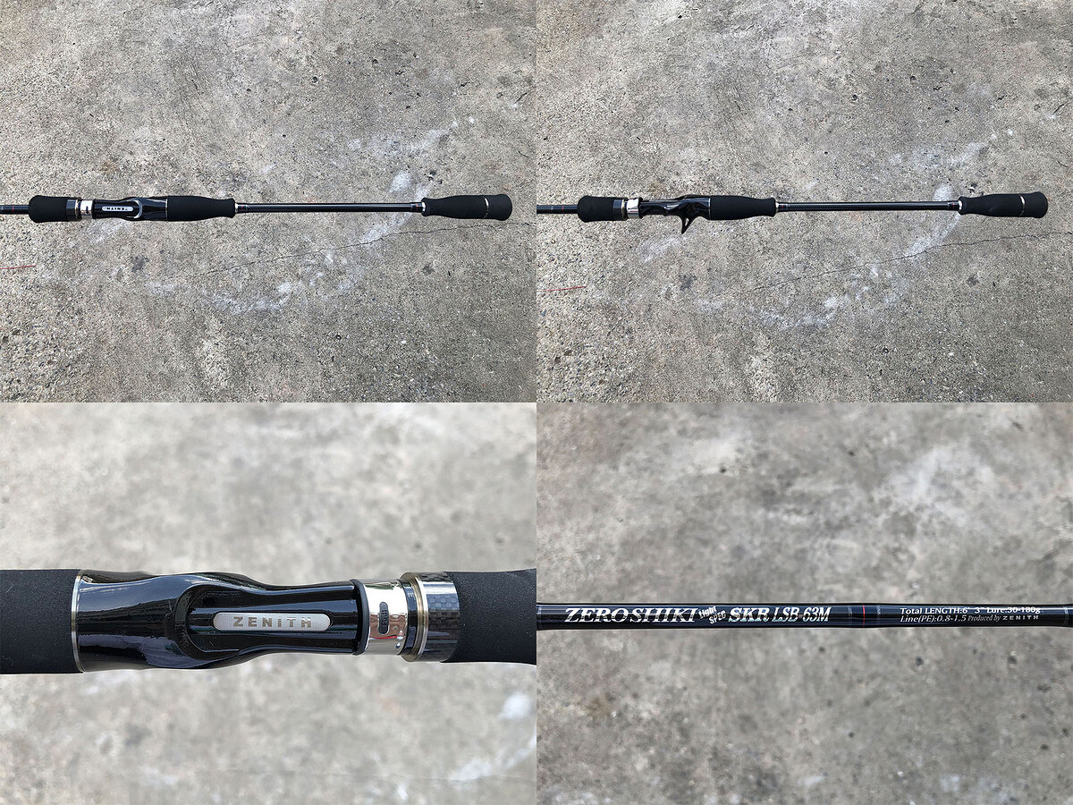 Zenith Zero Shiki Light Spec LSB-63M คัน 1 ท่อนยาว 6'3" Lure Wt: 30-180g , Line Wt: PE0.8-1.5 คันสวย