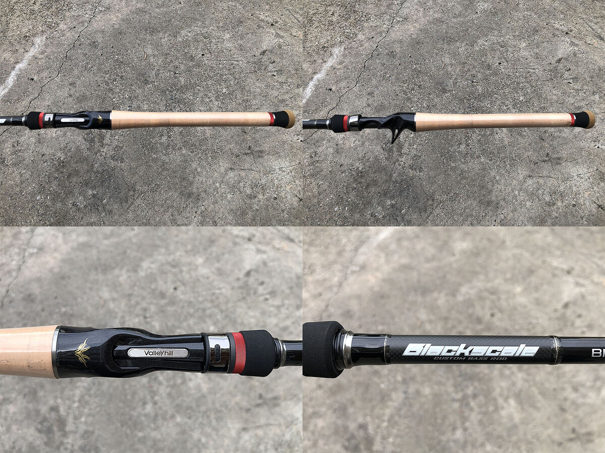 Valley hill Black Scale BKHC-74HX คัน 1 ท่อนยาว 7'4" เวท 8-20lb คันสวยใหม่มาก ริ้วรอยผิวๆ เล็กน้อย ค