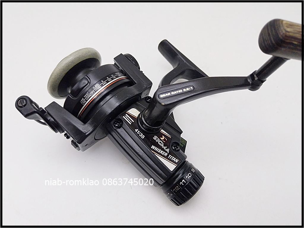 [b][q]Sigma Whisker Titan 41/35  Japan ขอบสปูนเซรามิค สภาพสวยมาก มีรอยเล็กๆนิดหน่อย หมุนไม่มีเสียง ส