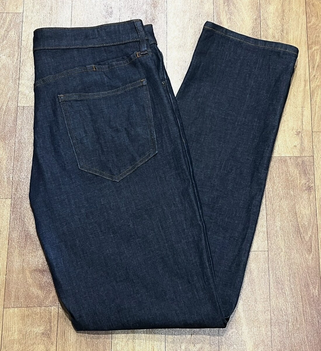 กางเกงยีนส์ MUJI Kapok Denim Straight Pants 