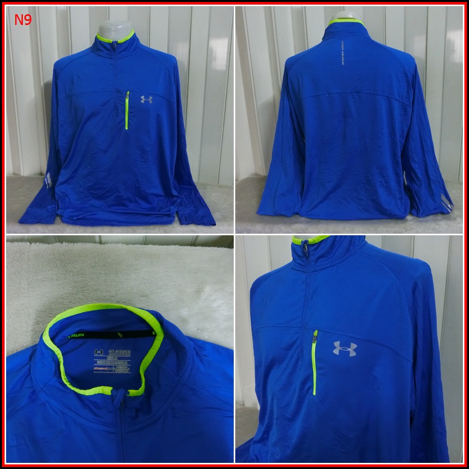 N9.UNDER ARMOURเสื้อใส่ออกทริปกลางแจ้ง ตกปลา เดินป่าแคมปิ้ง เนื้อผ้าบางกันร้อน ชนิดเนื้อผ้าแห้งไว   