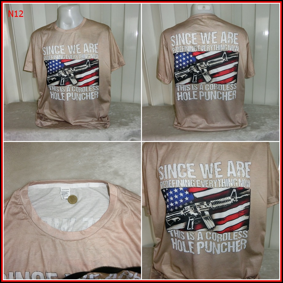 N12. เสื้อสำหรับใส่ออกทริปกลางแจ้ง เดินป่า แคมปิ้ง    Size XL อก 47 นิ้ว / 29 นิ้ว    160-