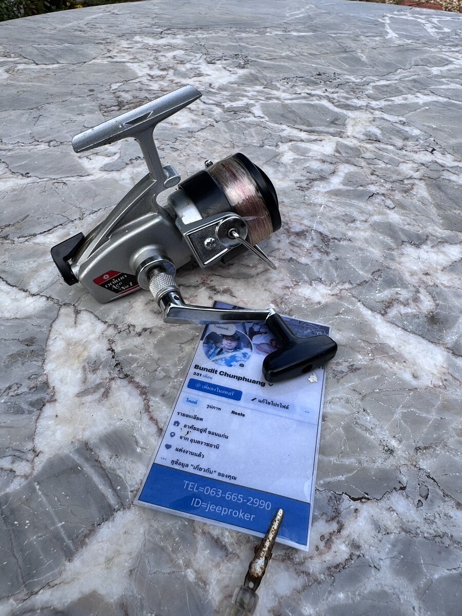 DAIWA Ace No.1 Hi-Speed รอกสปินนิ่งวินเทจจากญี่ปุ่น งานเก่าทรงคลาสสิก  บอดี้โลหะ