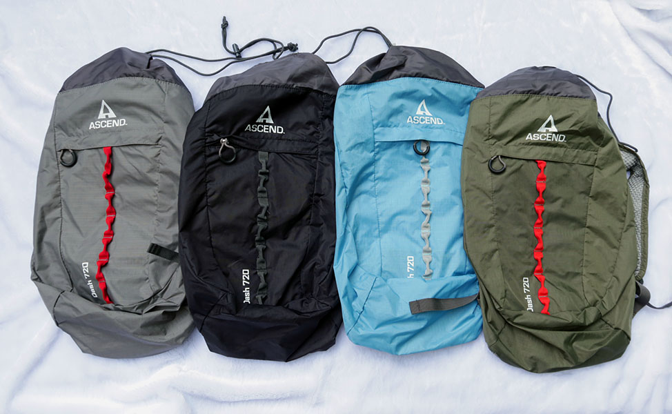 ASCEND Dash 720 /กระเป๋าเป้เดินป่าท่องเที่ยวใส่น้ำและอุปกรณ์ 4 สีสวยใหม่แท้ 