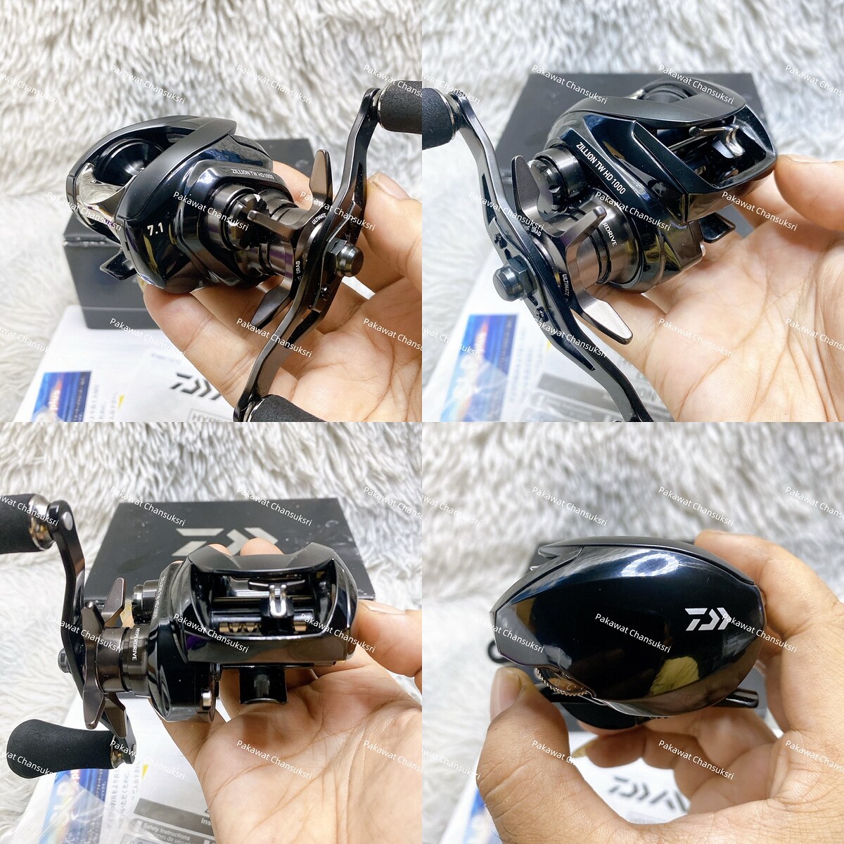 Daiwa 22‘ Zillion HD 1000H
รอกสภาพสวยมากเกือบใหม่ มีรอยสะกิดชัดๆจุดเดียว นอนนั้นสวยแทบไม่มีรอยให้เห