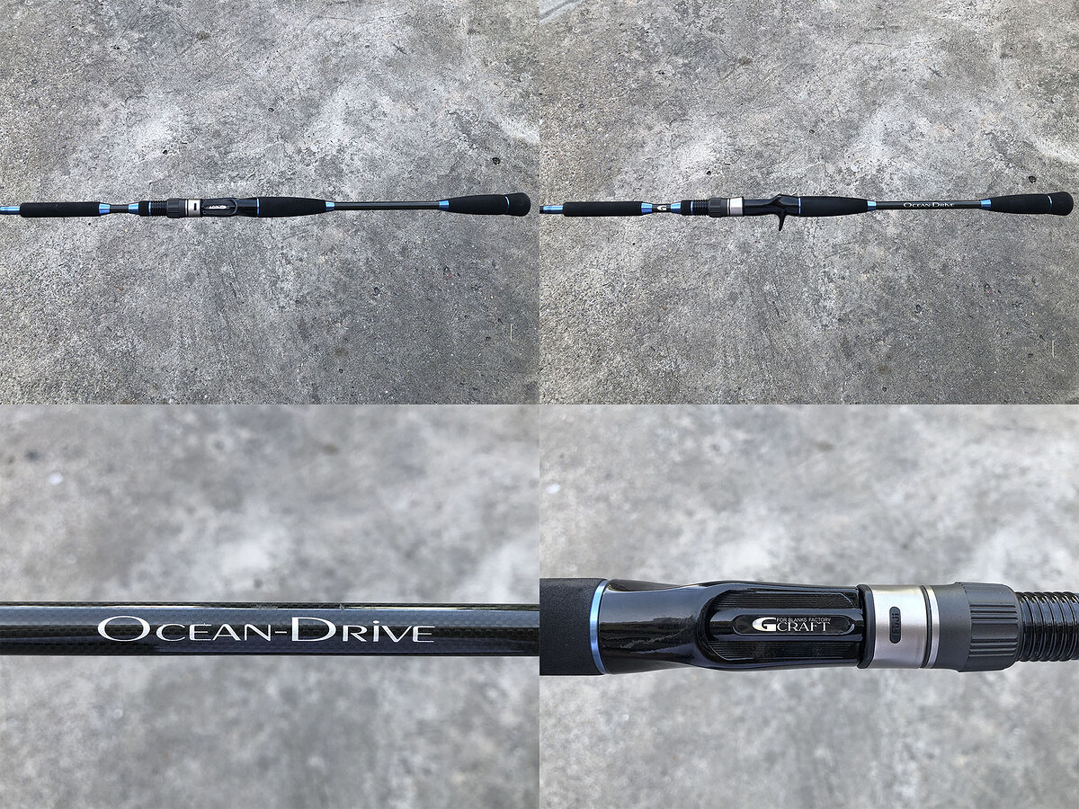 G-Craft Ocean-Drive JSB-652GJ-L คัน 2 ท่อนต่อโคนยาว 6'5" Lure Wt: 100g (Best Wt:60g) , line Max: PE1