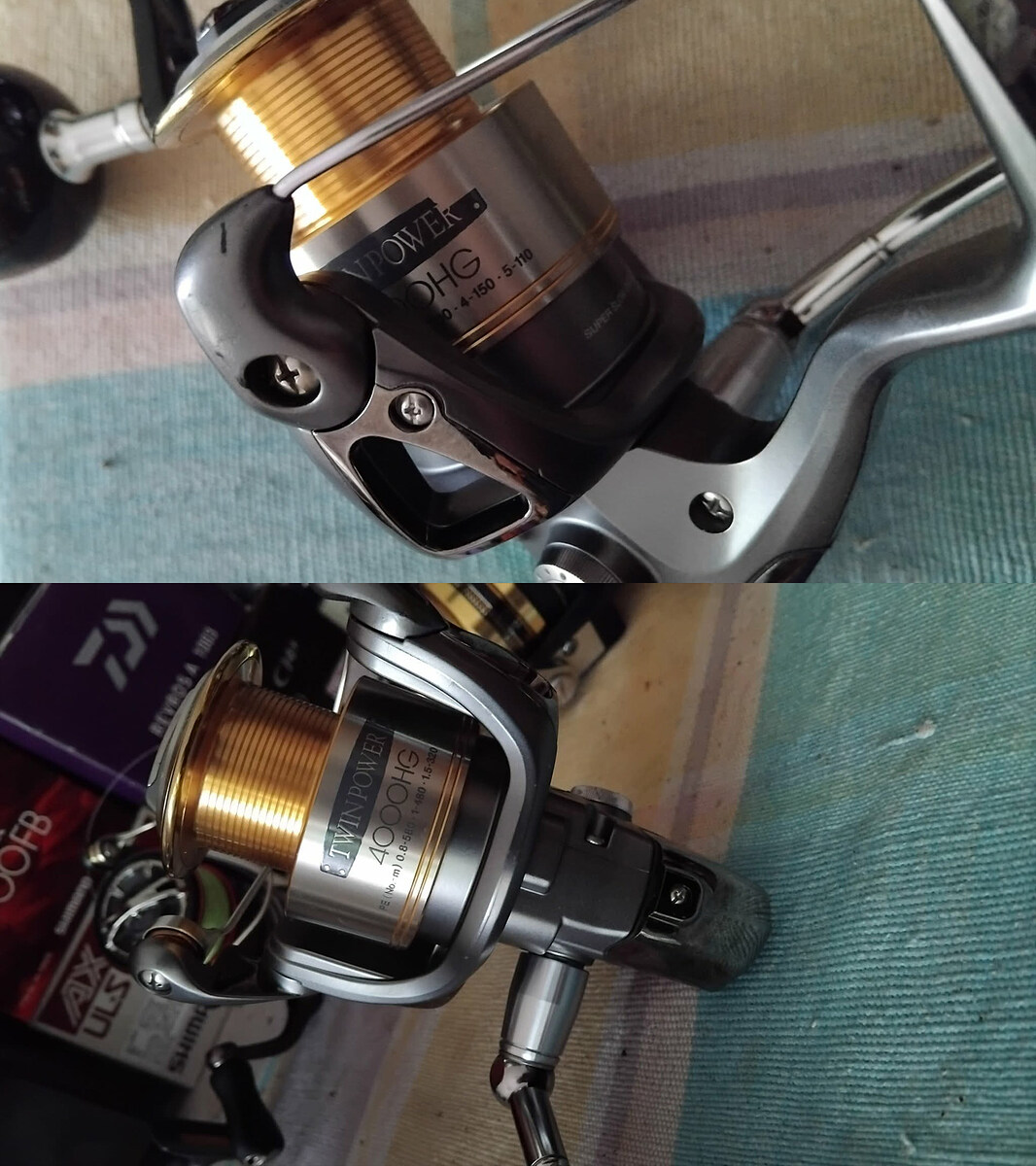 ขออนุญาติครับ
ปล่อยรอก Shimano Twinpower 4000HG ปี 2002 แขนเกลียวหมุนขวา
สภาพสวย หมุนแน่น เนียน มี