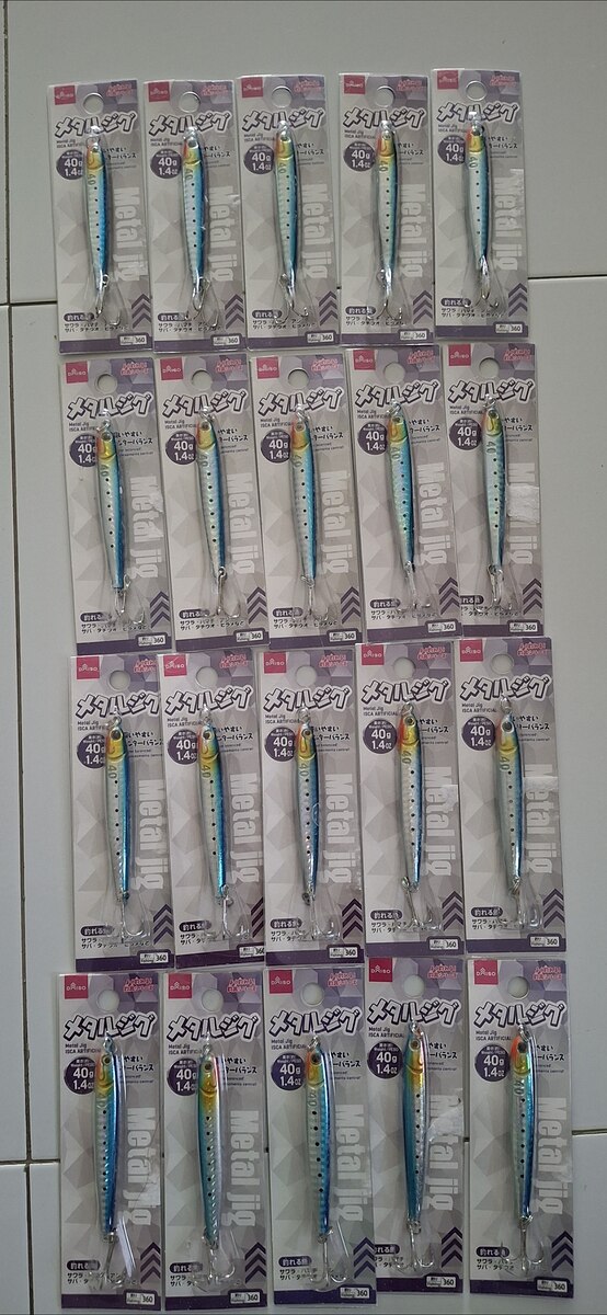 เหยื่อจิ๊กdaiso 40กรัมตัวละ50บาทส่ง50ครับ