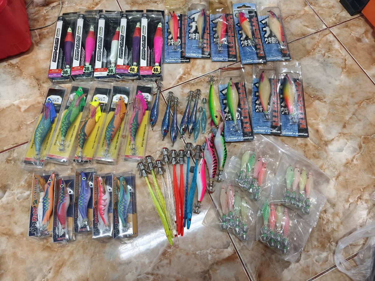 ขายเหยิ่อตกหมึก tip run , โย ตกหมึกศอก เหม